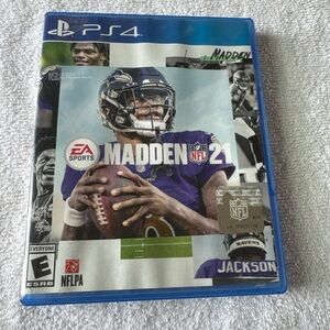 Madden NFL 21 PS4 Game - Blue‎ Case